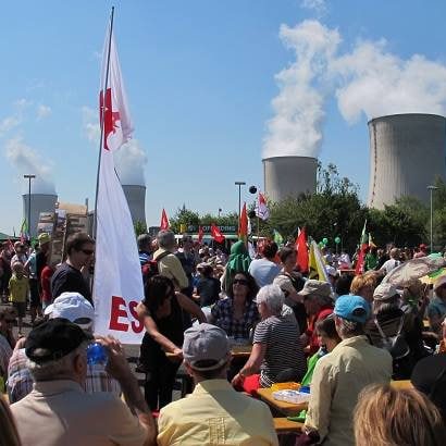 Demo vor dem AKW Cattenom 04.2011 - Bildquelle: IAC